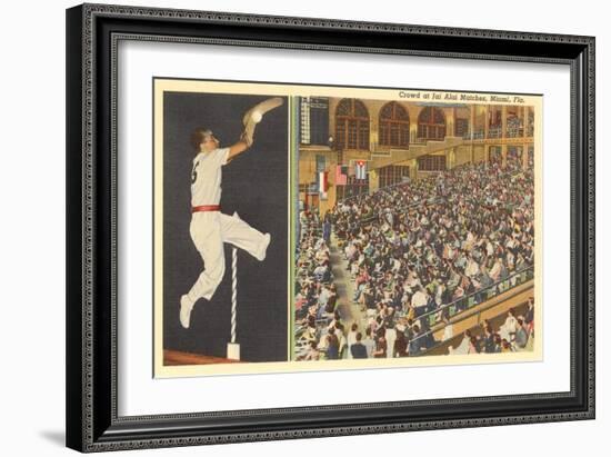 Jai Alai, Miami, Florida-null-Framed Art Print