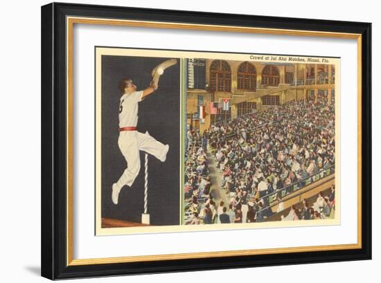 Jai Alai, Miami, Florida-null-Framed Art Print