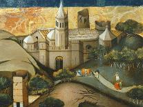 Landscape with Church, the Flight into Egypt, Verdu Retable, 1430-61, Llieda School, Detail-Jaime Ferrer-Giclee Print