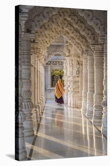 Jain Akshardham Temple-Richard T Nowitz-Framed Stretched Canvas