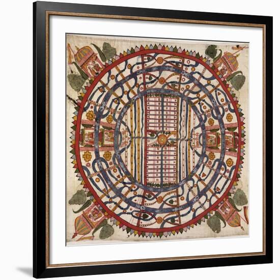 Jain Cosmological Map, 19th Century-Library of Congress-Framed Photographic Print