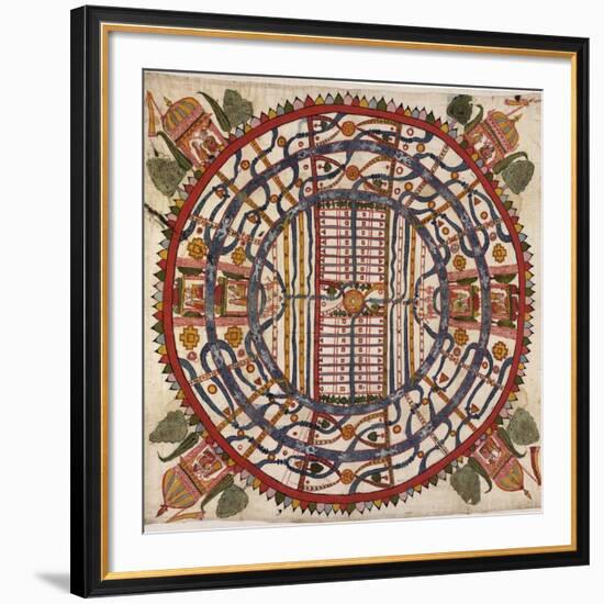 Jain Cosmological Map, 19th Century-Library of Congress-Framed Photographic Print