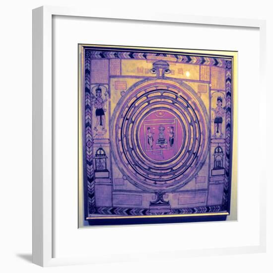 Jain cosmos, Indian. Artist: Unknown-Unknown-Framed Giclee Print