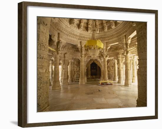 Jain Temple of Chaumukha, Built in the 14th Century, Ranakpur, Rajasthan State, India-Harding Robert-Framed Photographic Print