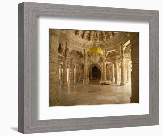 Jain Temple of Chaumukha, Built in the 14th Century, Ranakpur, Rajasthan State, India-Harding Robert-Framed Photographic Print