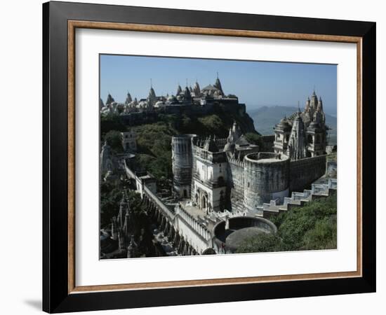 Jain Temples, Palitana, Gujarat State, India-Gina Corrigan-Framed Photographic Print