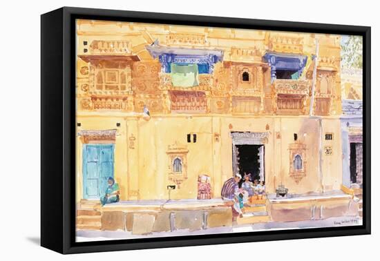 Jaisalmer, 1999 (W/C on Paper)-Lucy Willis-Framed Premier Image Canvas