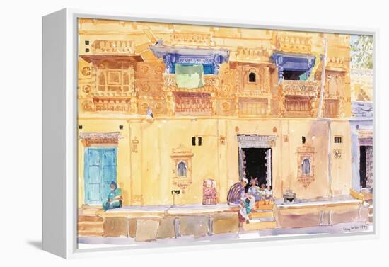 Jaisalmer, 1999 (W/C on Paper)-Lucy Willis-Framed Premier Image Canvas