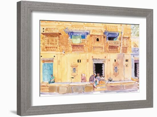 Jaisalmer, 1999 (W/C on Paper)-Lucy Willis-Framed Giclee Print