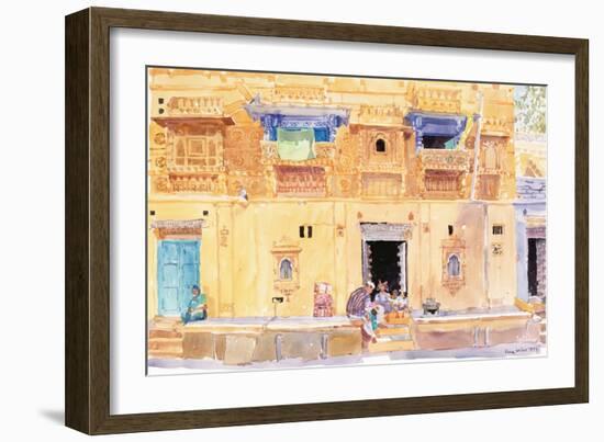 Jaisalmer, 1999 (W/C on Paper)-Lucy Willis-Framed Giclee Print