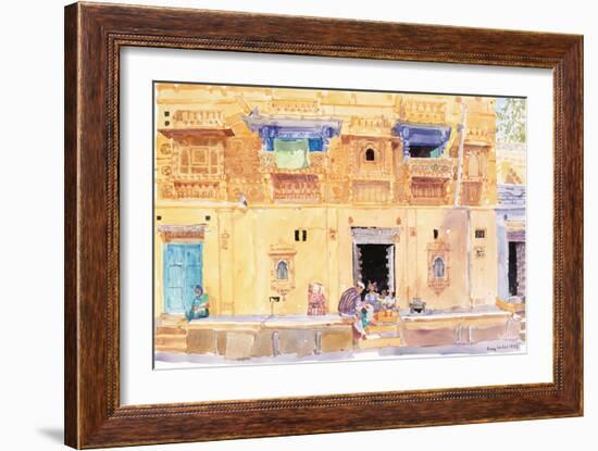 Jaisalmer, 1999 (W/C on Paper)-Lucy Willis-Framed Giclee Print