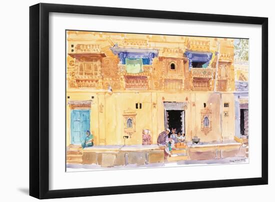 Jaisalmer, 1999 (W/C on Paper)-Lucy Willis-Framed Giclee Print