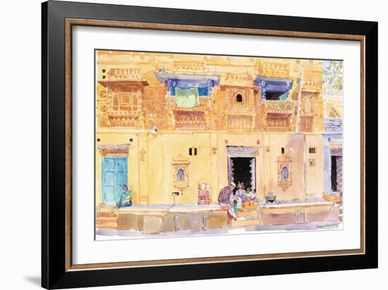 Jaisalmer, 1999 (W/C on Paper)-Lucy Willis-Framed Giclee Print