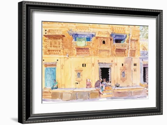 Jaisalmer, 1999 (W/C on Paper)-Lucy Willis-Framed Giclee Print