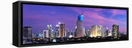 Jakarta City Sunset-photosoup-Framed Premier Image Canvas