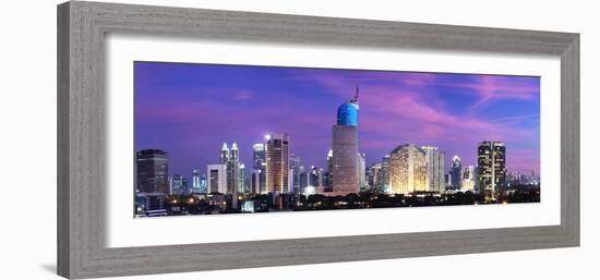 Jakarta City Sunset-photosoup-Framed Photographic Print