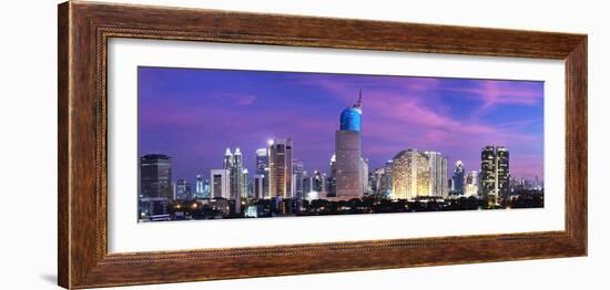 Jakarta City Sunset-photosoup-Framed Photographic Print