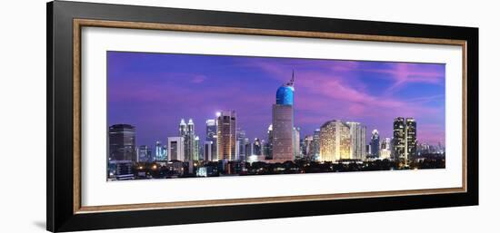 Jakarta City Sunset-photosoup-Framed Photographic Print