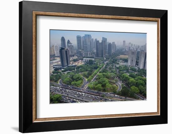 Jakarta Cityscape in Indonesia-Arya Defri-Framed Photographic Print