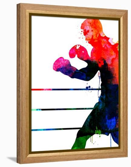 Jake Watercolor-Lora Feldman-Framed Stretched Canvas
