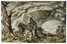 Witches Enjoy a Mountain-Top Orgy on Walpurgisnacht-Jakob De Gheyn-Stretched Canvas