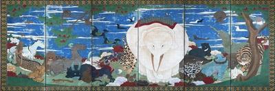 Two Cranes-Jakuchu Ito-Giclee Print
