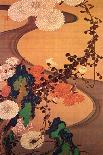 Chrysanthemums by a Stream with Rocks-Jakuchu Ito-Giclee Print