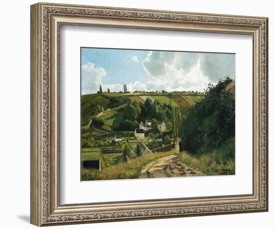 Jalais Hill at Pontoise, 1867-Camille Pissarro-Framed Giclee Print