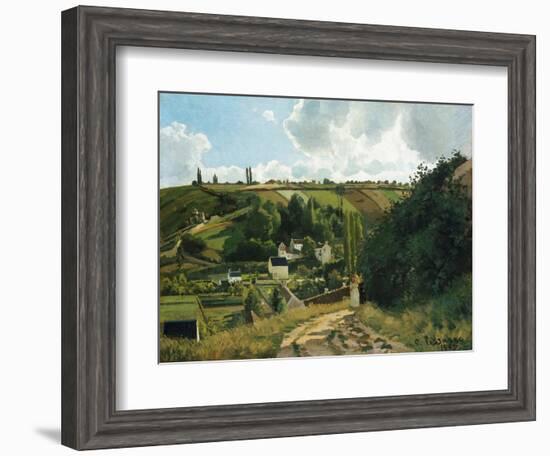 Jalais Hill at Pontoise, 1867-Camille Pissarro-Framed Giclee Print