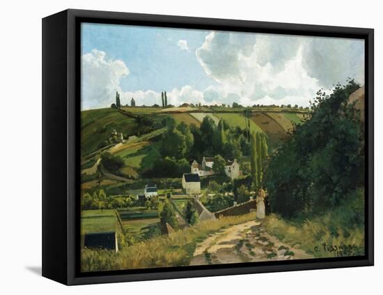 Jalais Hill at Pontoise, 1867-Camille Pissarro-Framed Premier Image Canvas