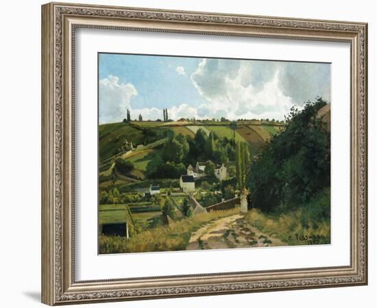 Jalais Hill at Pontoise, 1867-Camille Pissarro-Framed Giclee Print