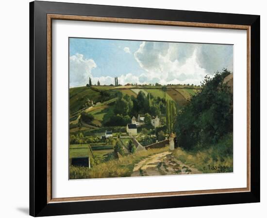 Jalais Hill at Pontoise, 1867-Camille Pissarro-Framed Giclee Print