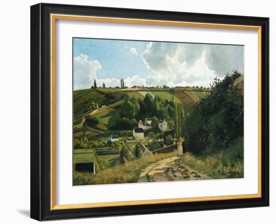 Jalais Hill at Pontoise, 1867-Camille Pissarro-Framed Giclee Print