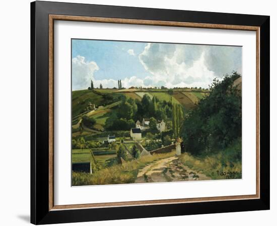 Jalais, Hill, Pontoise-Camille Pissarro-Framed Art Print