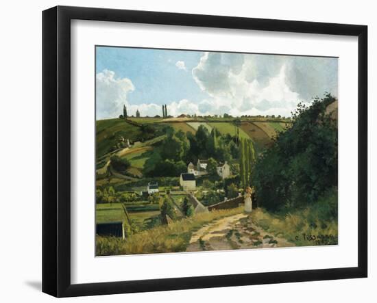 Jalais, Hill, Pontoise-Camille Pissarro-Framed Art Print