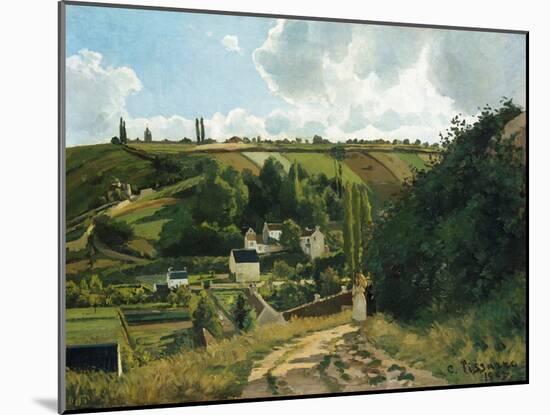 Jalais, Hill, Pontoise-Camille Pissarro-Mounted Art Print