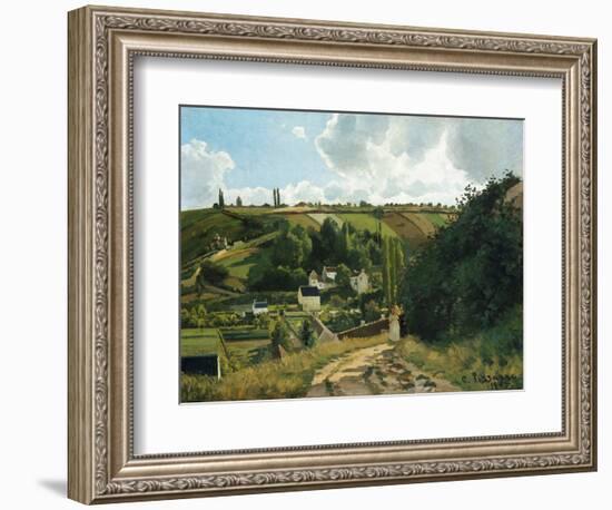 Jalais, Hill, Pontoise-Camille Pissarro-Framed Art Print