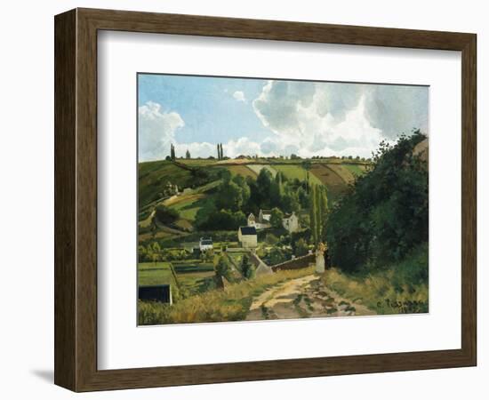 Jalais, Hill, Pontoise-Camille Pissarro-Framed Art Print