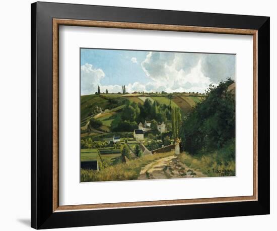 Jalais, Hill, Pontoise-Camille Pissarro-Framed Art Print