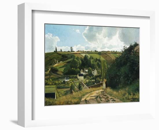 Jalais, Hill, Pontoise-Camille Pissarro-Framed Art Print