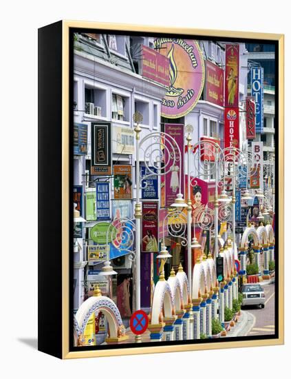 Jalan Tun Sambantham, Little India, Kuala Lumpur, Malaysia, Southeast Asia, Asia-Gavin Hellier-Framed Premier Image Canvas