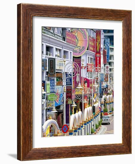 Jalan Tun Sambantham, Little India, Kuala Lumpur, Malaysia, Southeast Asia, Asia-Gavin Hellier-Framed Photographic Print