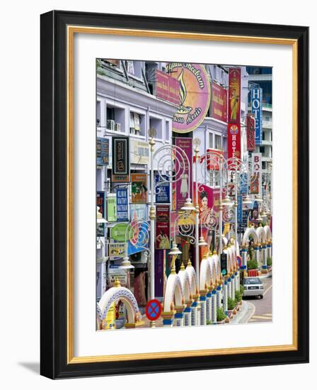 Jalan Tun Sambantham, Little India, Kuala Lumpur, Malaysia, Southeast Asia, Asia-Gavin Hellier-Framed Photographic Print