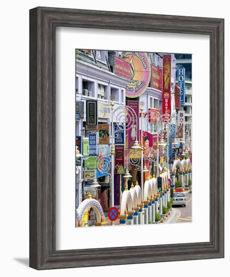 Jalan Tun Sambantham, Little India, Kuala Lumpur, Malaysia, Southeast Asia, Asia-Gavin Hellier-Framed Photographic Print