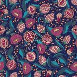 Pomegranate Pattern-Jallom-Art Print