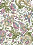 Seamless Paisley Pattern-Jallom-Art Print