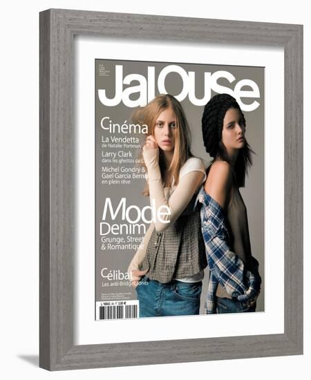 Jalouse, April 2006 - Sasha & Dominika-Elina Kechicheva-Framed Art Print