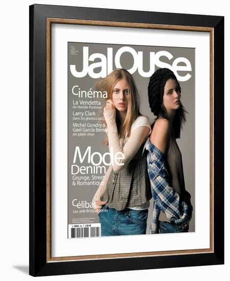 Jalouse, April 2006 - Sasha & Dominika-Elina Kechicheva-Framed Art Print