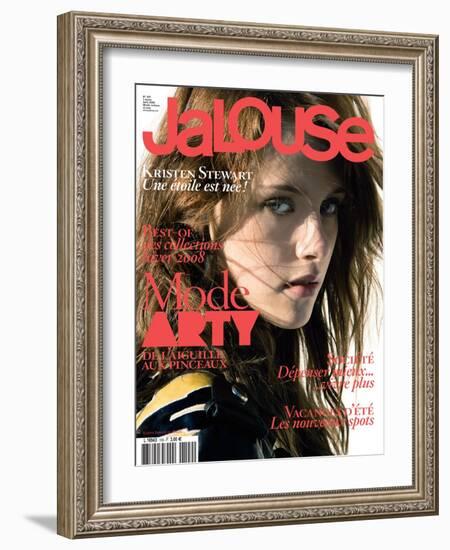 Jalouse, April 2008 - Kristen Stewart-Matthew Frost-Framed Art Print