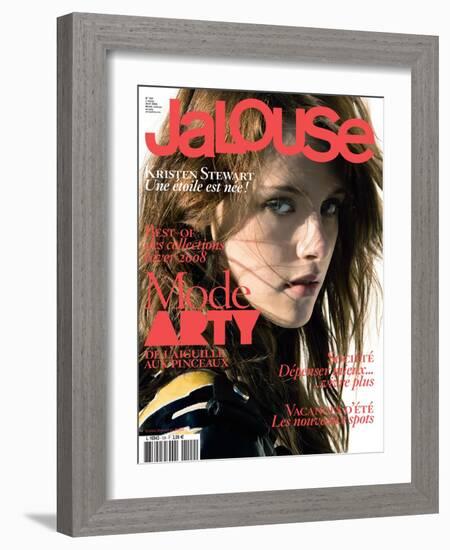 Jalouse, April 2008 - Kristen Stewart-Matthew Frost-Framed Art Print